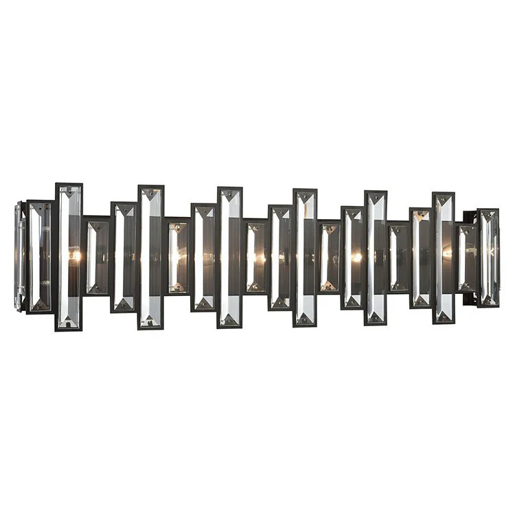 Crystal Heights Five-Light Bathroom Vanity Fixture - Frankwebs