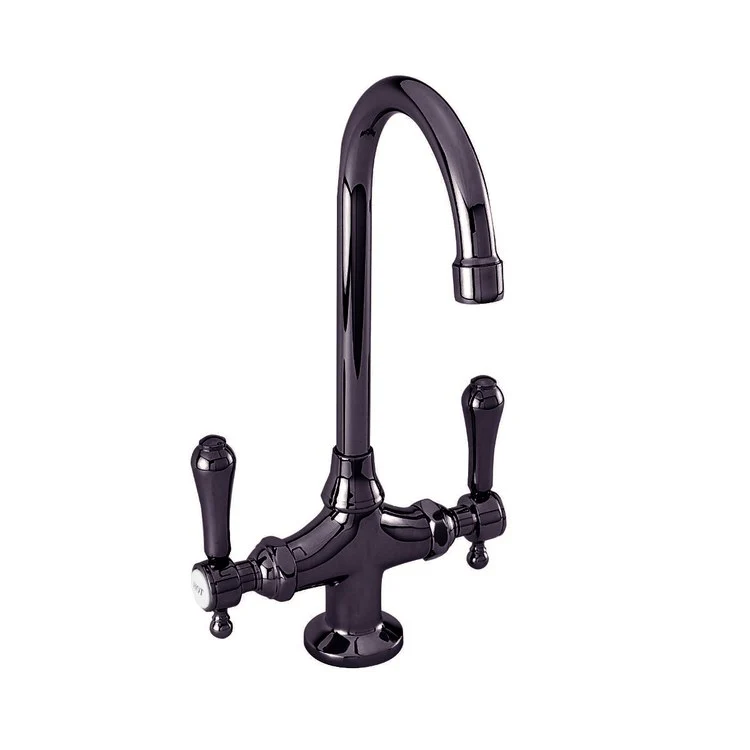 Bar Faucet Chesterfield 2 Lever ADA Satin Bronze PVD Spout Height 10 Inch - Frankwebs