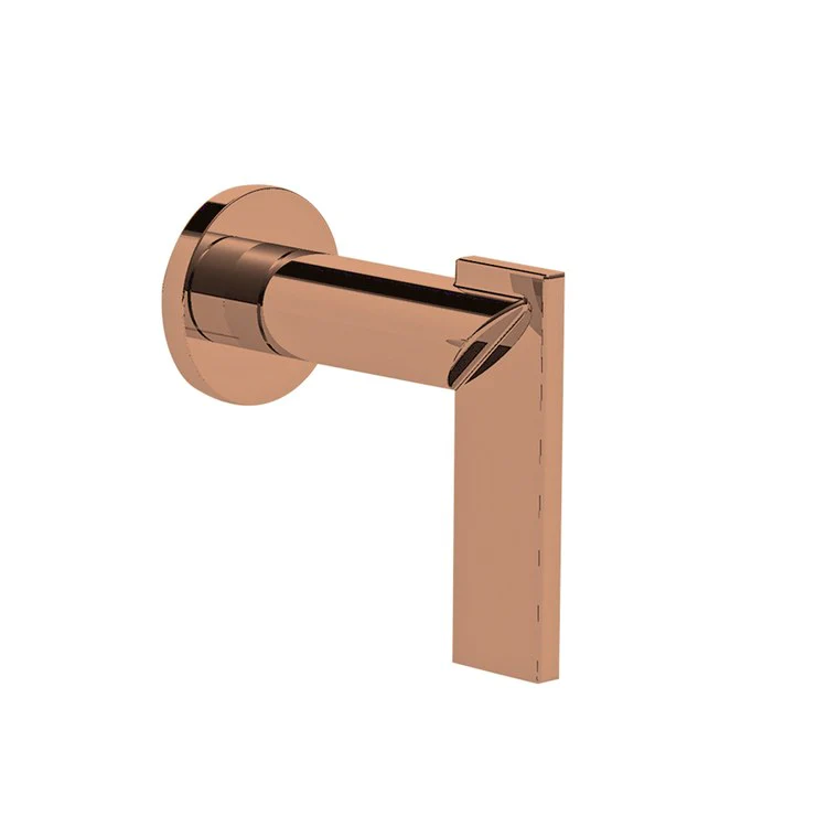 Diverter Handle Keaton Brass Flow Control Lever Polished Brass Uncoated Living Round Escutcheon - Frankwebs