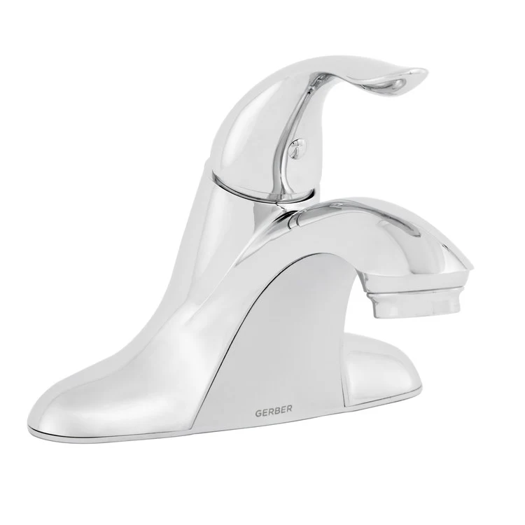Lavatory Faucet Viper 4 Inch Spread 1 Lever ADA Chrome 1.2 Gallons per Minute Metal Touch Down - Frankwebs