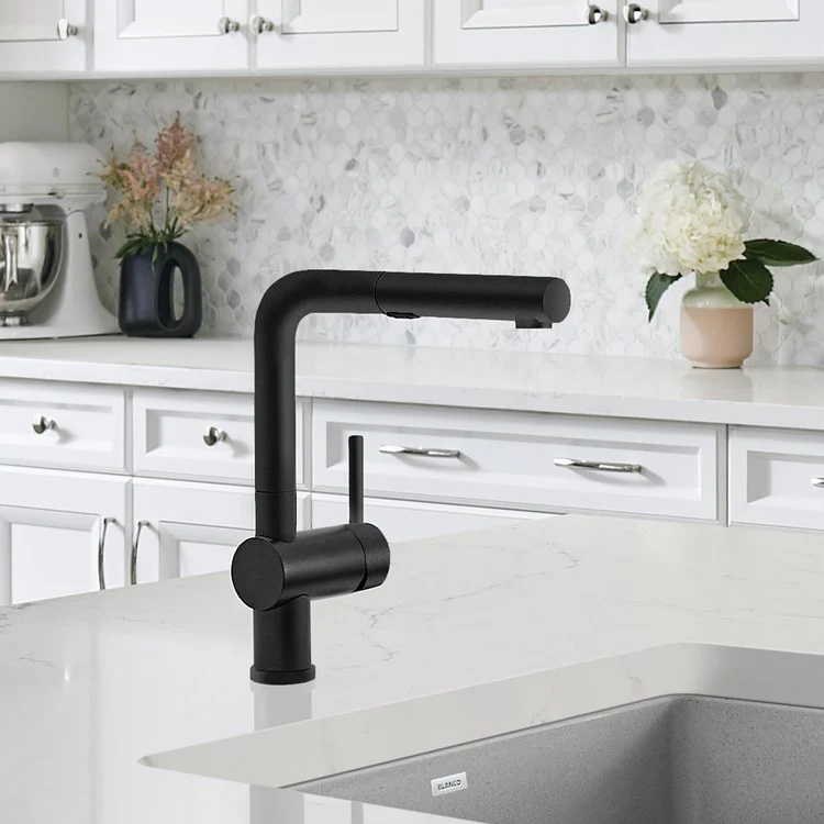 Kitchen Faucet Linus 1 Lever CALGreen Anthracite 1.5 Gallons per Minute - Frankwebs