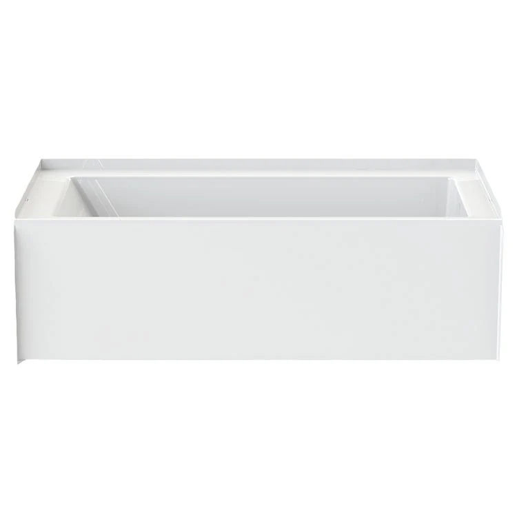 Tub Above Floor Rough Left Drain White Rectangle 36.1 Gallons 60 x 30 x 18 Inch - Frankwebs