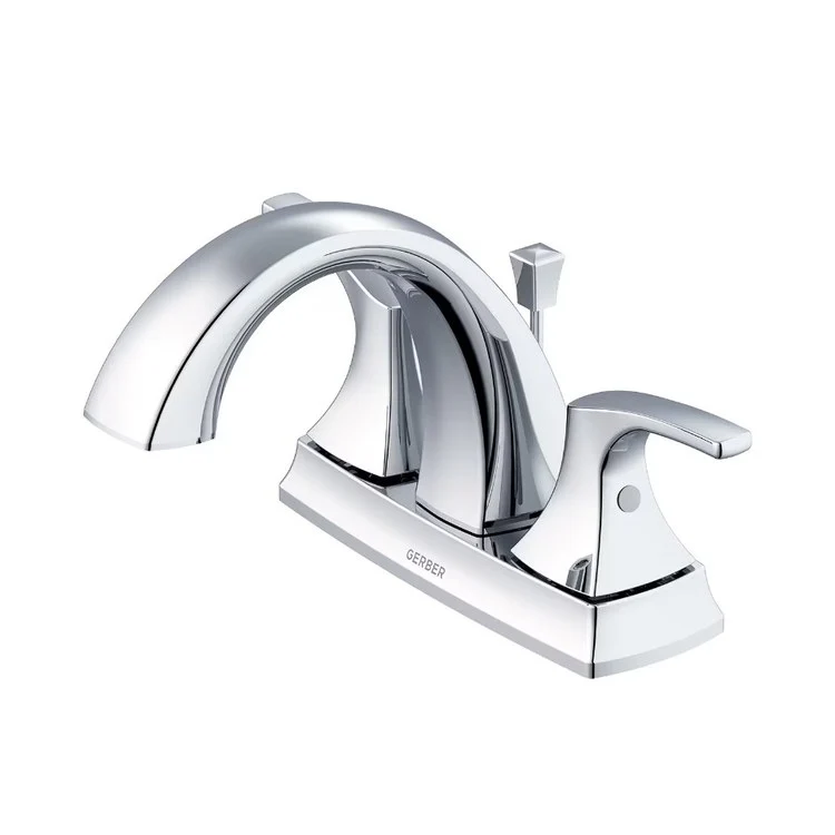 Lavatory Faucet Vaughn Centerset 4 Inch Spread 2 Lever ADA Chrome 1.2 Gallons per Minute - Frankwebs