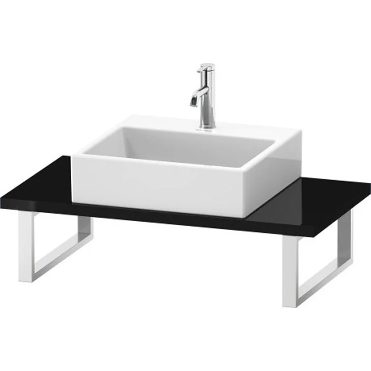 Lavatory Console L-Cube Mediterranean Oak Single Basin Compact 31-1/2 x 18-7/8 Inch 1-1/8 Inch - Frankwebs