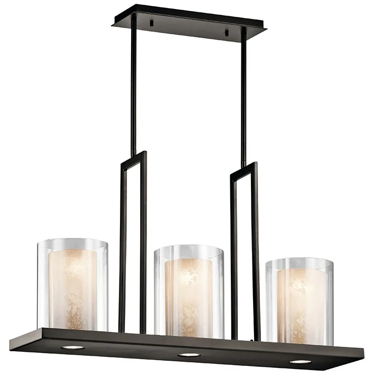 Triad Three-Light Linear Chandelier - Frankwebs