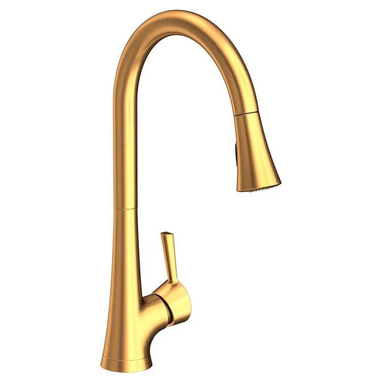 Kitchen Faucet Vespera 1 Lever ADA Matte White Pull Down Spout Height 10 Inch 1.8 Gallons per Minute - Frankwebs