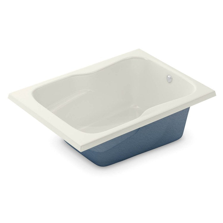 Tub 60 x 36 x 21-1/2 Inch Drop-In End Drain Biscuit AcrylX - Frankwebs