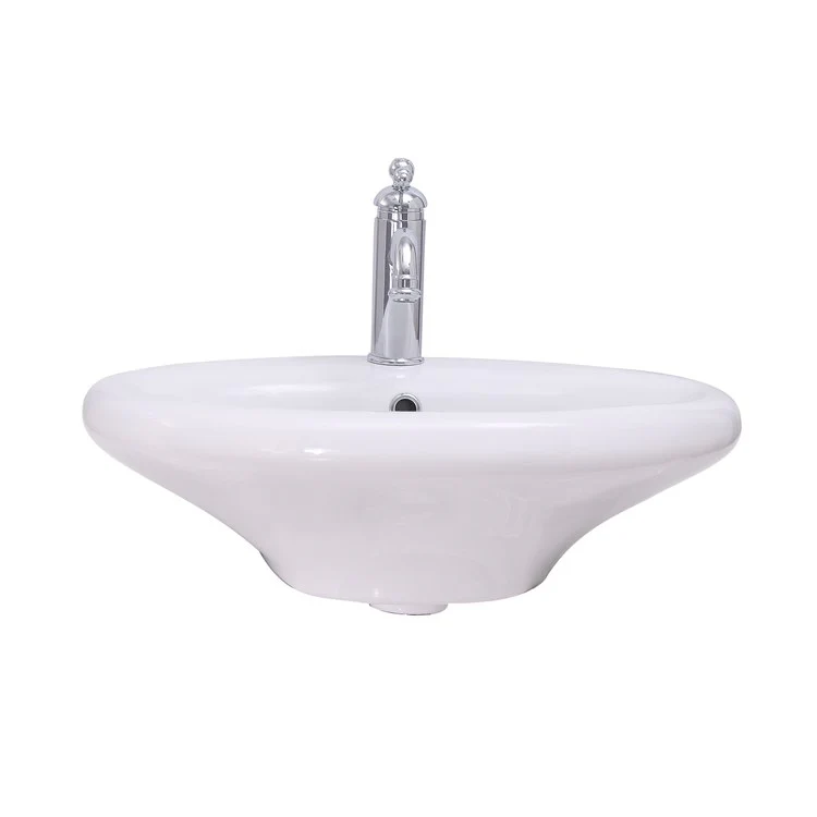 Lavatory Sink Collins Wall Hung with Overflow 22-1/2 Inch White - Frankwebs