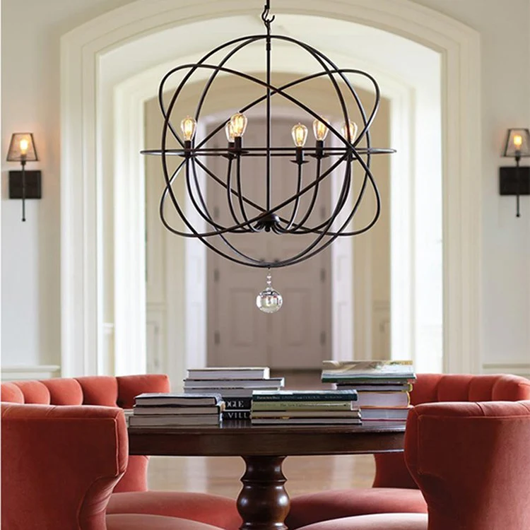 Solaris Six-Light Chandelier - Frankwebs