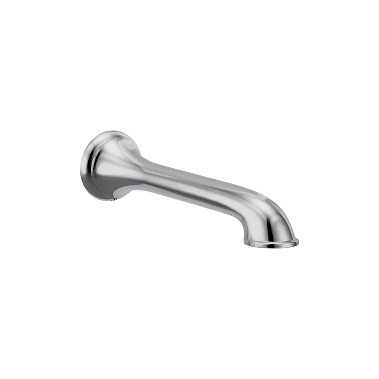 Tub Spout Dartmoor Less Diverter Chrome 10 Inch Metal 1/2 IN - Frankwebs