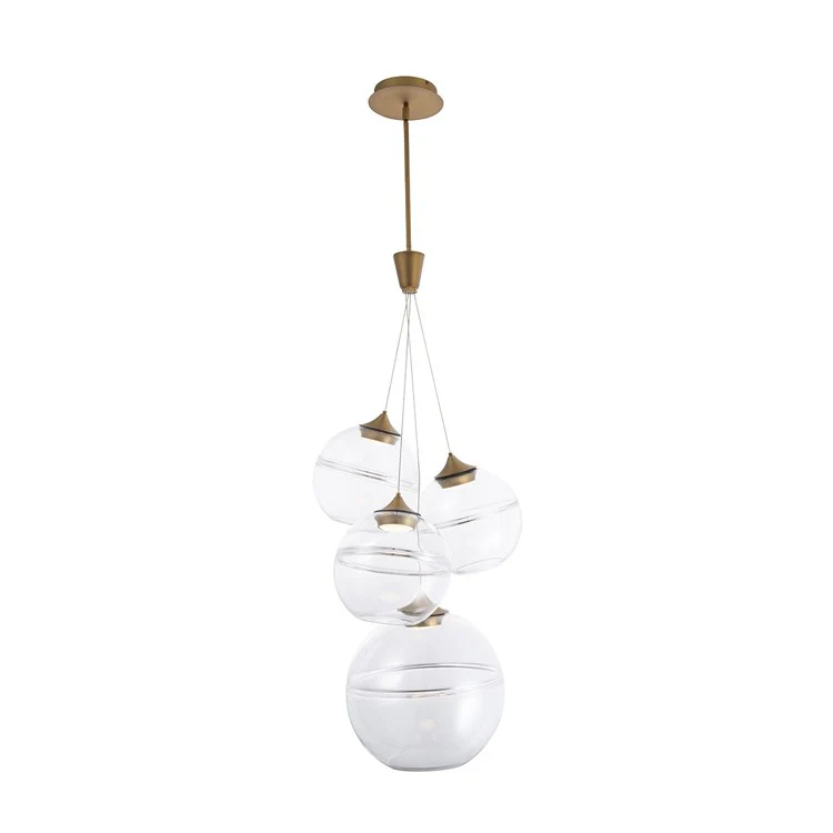 Bistro Four-Light LED 4 Light Chandelier 3000K - Frankwebs