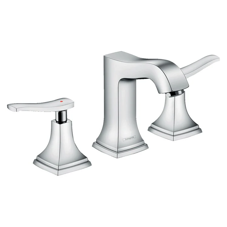 Metropol Classic 110 Two Handle Widespread Bathroom Faucet with Pop-Up Drain - Frankwebs