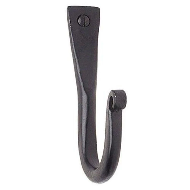 Hook Rustic Single Wrought Iron 3-1/4 Inch 5/8 Inch Wall Mount Metal - Frankwebs