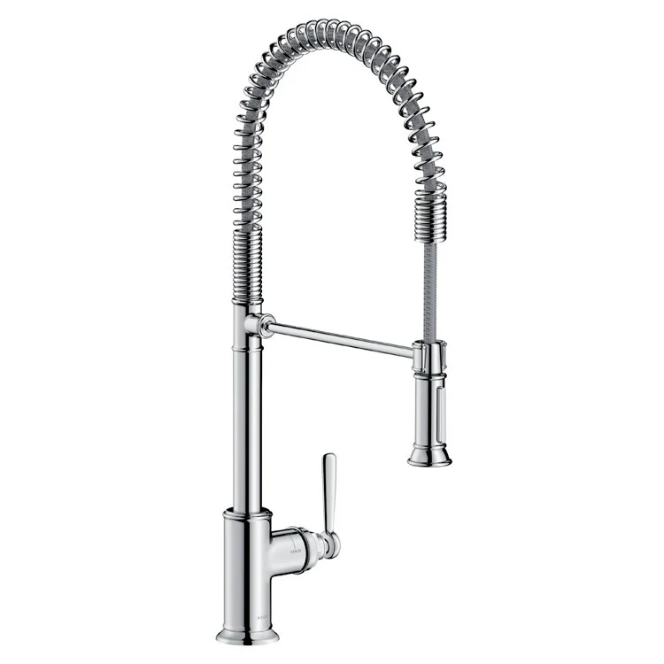 Kitchen Faucet Montreux Semi-Pro 1 Lever ADA Brushed Black Chrome 1.75 Gallons per Minute - Frankwebs