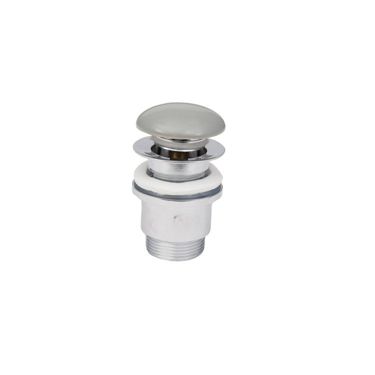 Pop-Up Drain Ceramic 9 x 6 x 10 Inch Cream Brass for Sinks with 2 Inch Maximum Thickness - Frankwebs