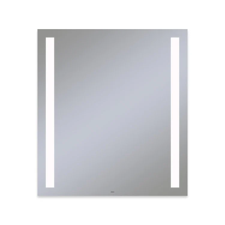 Bathroom Mirror Vitality Column Light Pattern Rectangular 36W x 40H Inch Wall Mount Defogger Included and Color Temperature 4000 Kelvin Cool White Light - Frankwebs