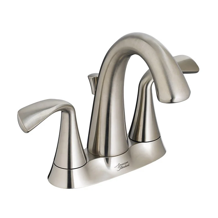 Fluent Two Handle Centerset Bathroom Faucet with Non-Metal Drain - Frankwebs