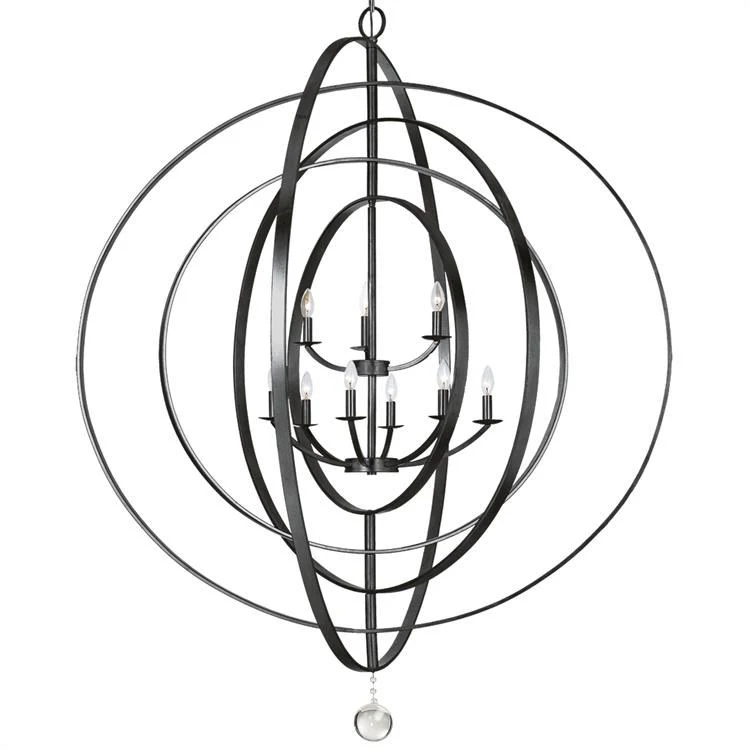 Luna Nine-Light Two-Tier Chandelier - Frankwebs