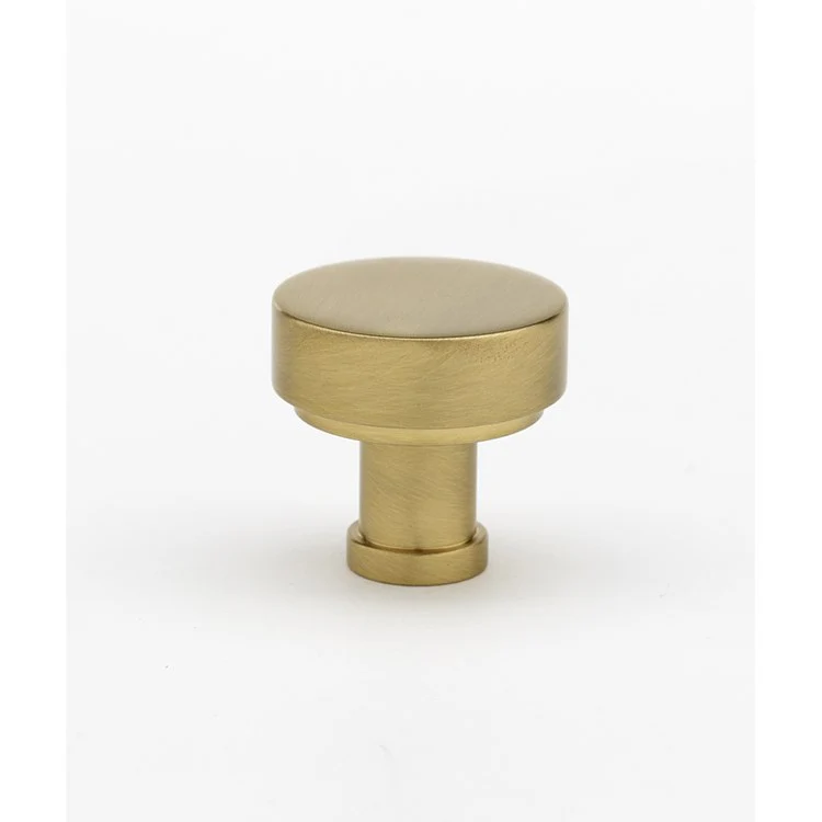 Knob Moderne Round Polished Chrome Brass 1-1/8 Inch 1-1/8 Inch 9/16 Inch - Frankwebs
