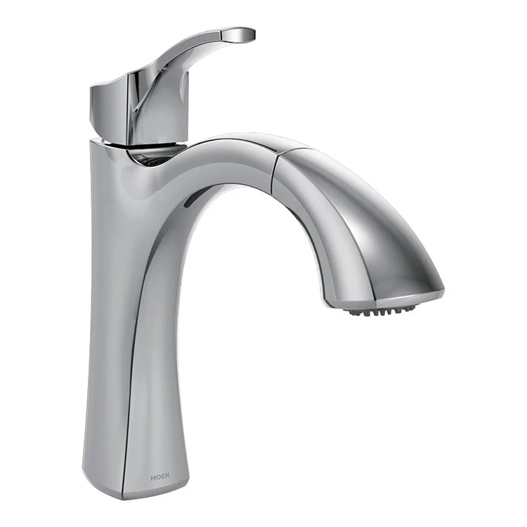 Voss Single Handle High Arc Pull Out Kitchen Faucet - Frankwebs