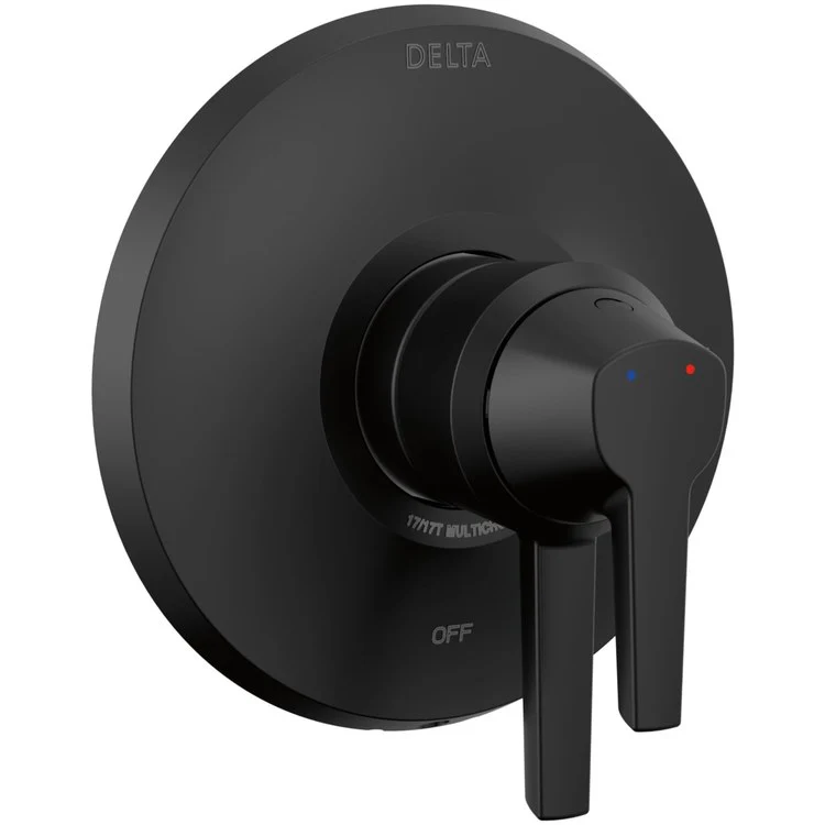 Valve Trim Galeon 17 Matte Black ADA for Monitor 17 Series Dual Function Pressure Balance Cartridge - Frankwebs