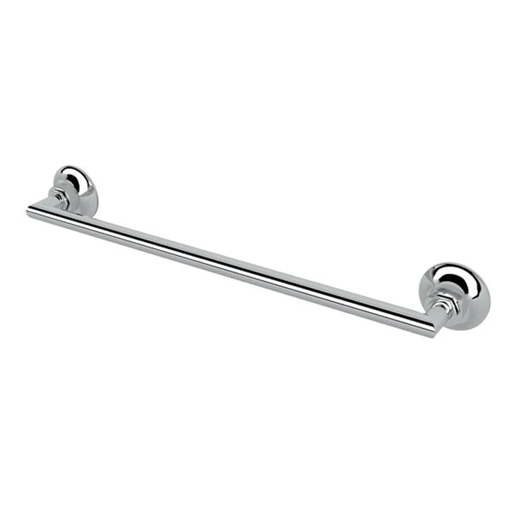 Towel Bar Graceline 18 Inch Polished Nickel Brass 2-13/64 Inch Wall Mount - Frankwebs