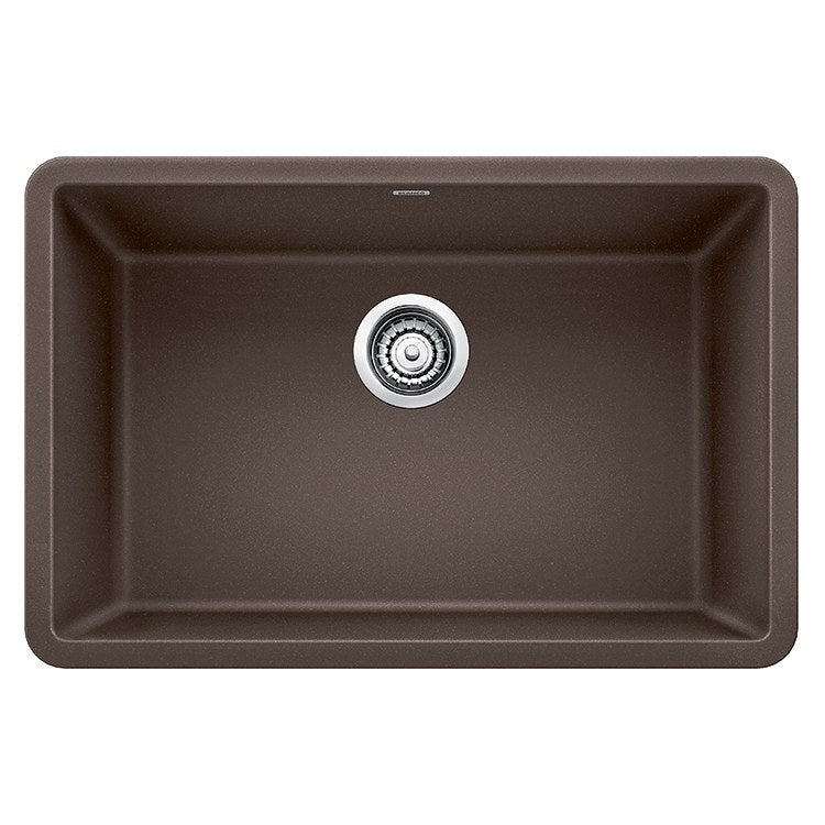 Kitchen Sink Precis 27 x 18 Inch Single Bowl Coal Black Undermount Rectangle Silgranit - Frankwebs