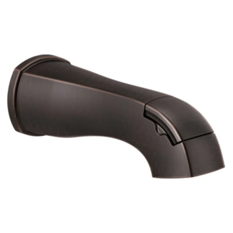 Tub Spout Stryke Pull Up Matte Black 8-5/16 Inch 18 Gallons per Minute Brass - Frankwebs