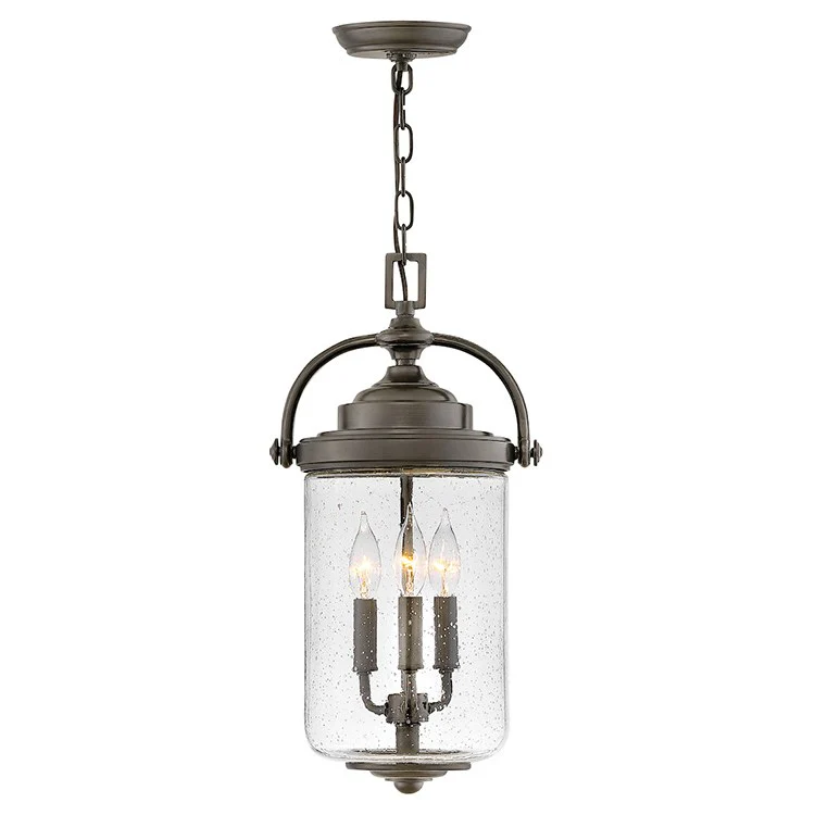 Willoughby Three-Light Large Outdoor Hanging Lantern - Frankwebs