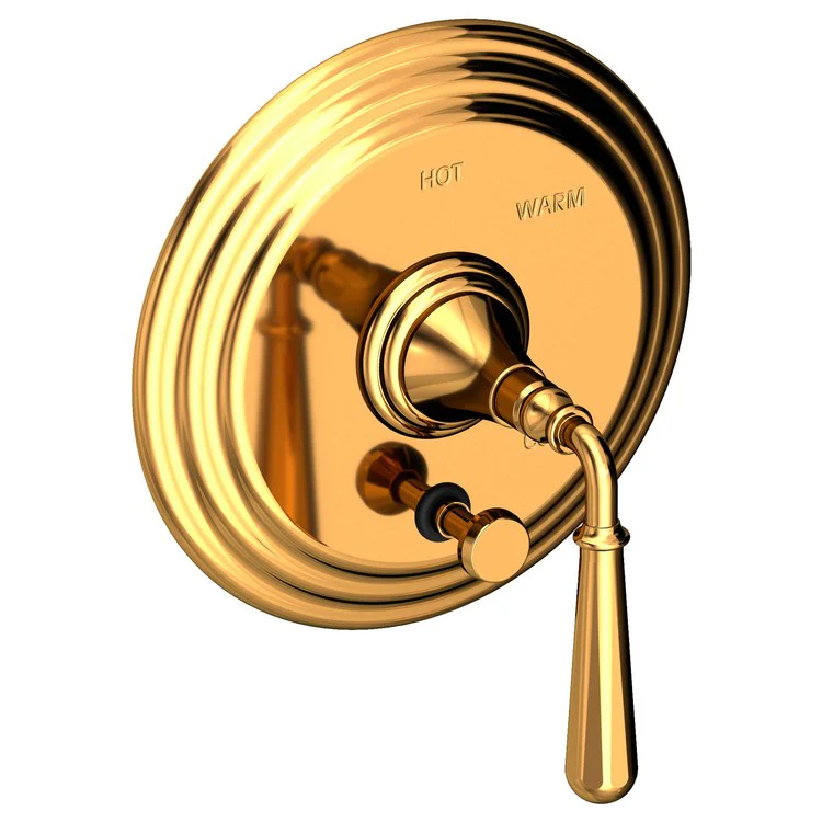 Bevelle Pressure Balance Tub/Shower Valve Trim Only with Lever Handle - Midnight Chrome - Frankwebs