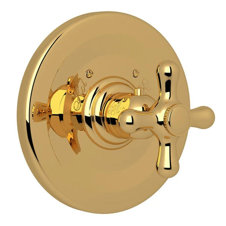 Thermostatic Trim Verona Less Volume Control 1 Cross Polished Nickel 12.0 Gallons per Minute Brass - Frankwebs