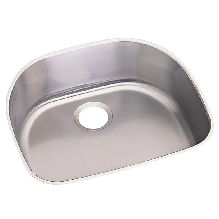 Kitchen Sink Dayton 23.5 x 21 Inch Single Bowl Radiant Satin Undermount 21-1/9 Inch - Frankwebs