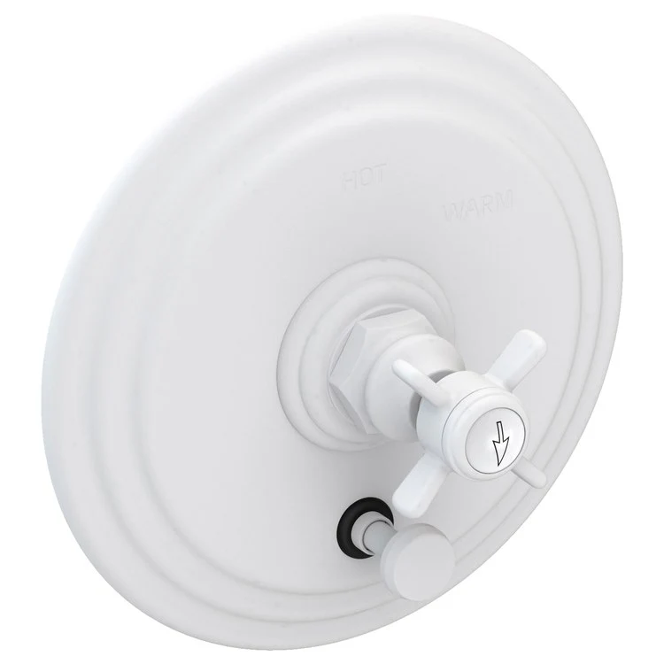 Fairfield Pressure Balance Tub/Shower Valve Trim Only with Cross Handle - Antique Brass - Frankwebs