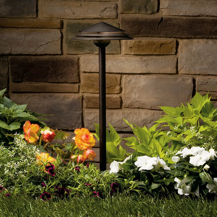 Round Tiered 2700K LED Path Light - Frankwebs