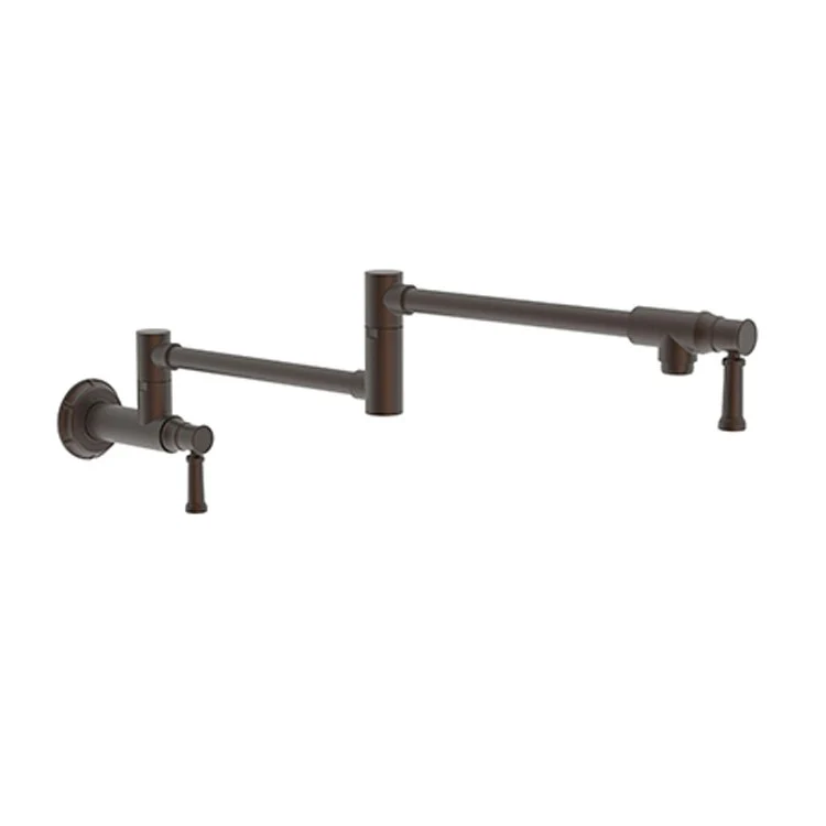 Pot Filler Gavin Wall Mount 2 Lever ADA Forever Brass PVD - Frankwebs