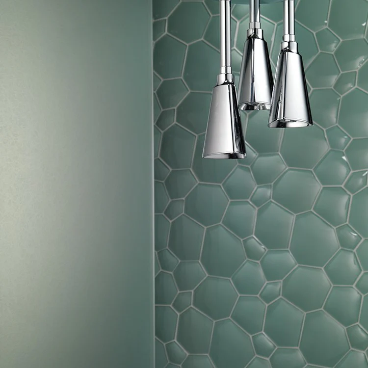 H2Okinetic Single-Function Three-Head Pendant Raincan Shower Head - Frankwebs