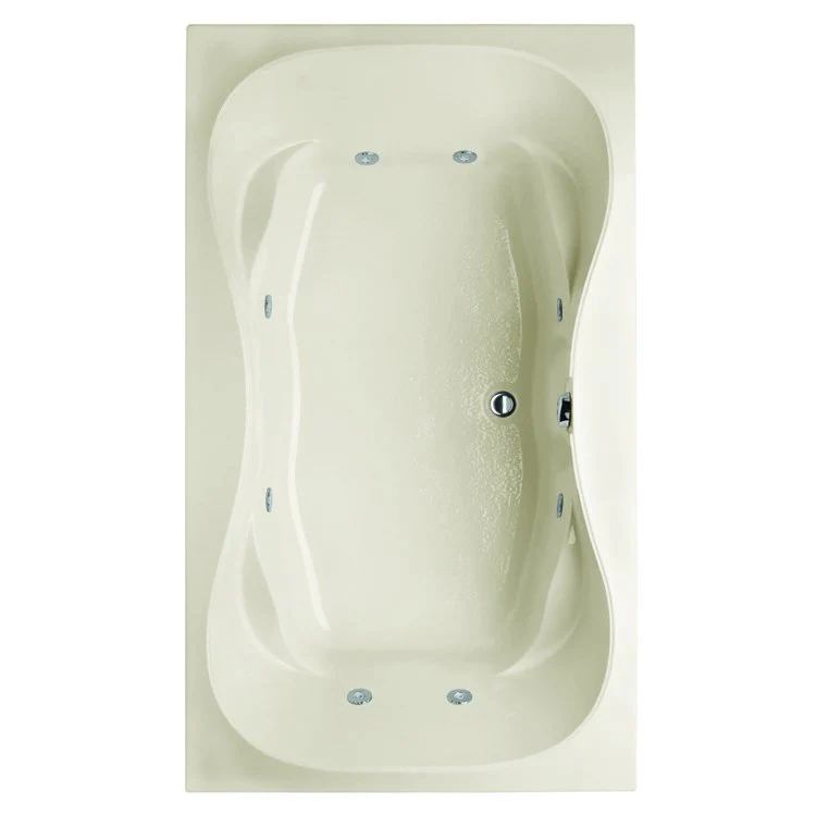 Whirlpool Tub Studio Collection Studio 72 x 42 x 21 Inch Drop-In Side Center Drain Bone Rectangle - Frankwebs