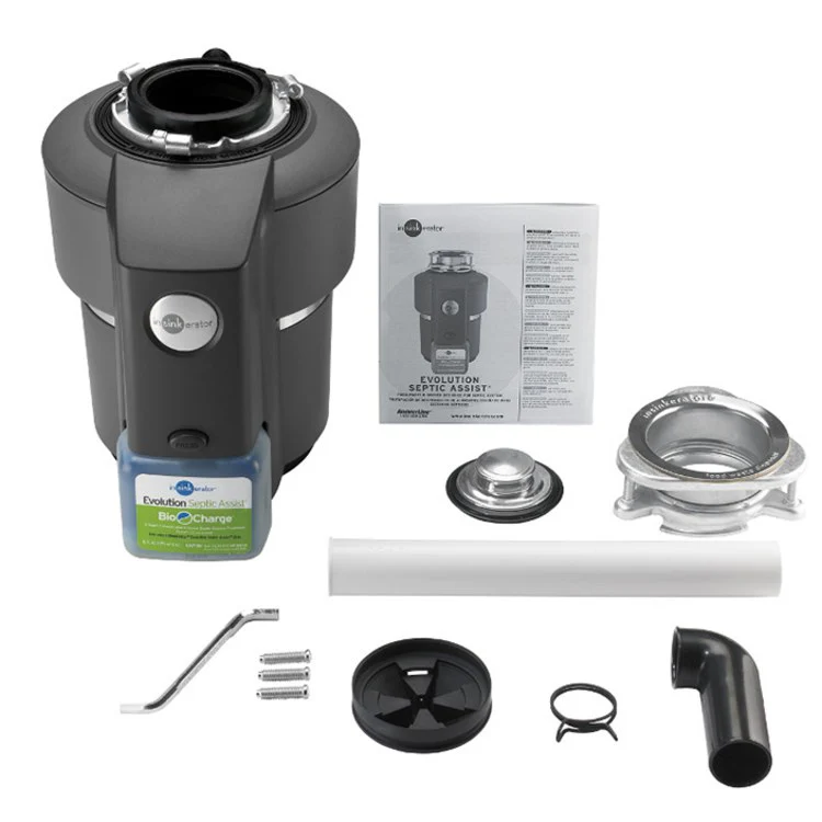 Evolution Septic Assist 3/4 HP Continuous Feed MultiGrind Garbage Disposal - Frankwebs