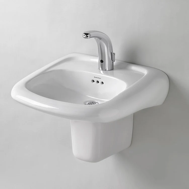 Murro Vitreous China Shroud/Knee Guard for Wall-Mount Sink - Frankwebs