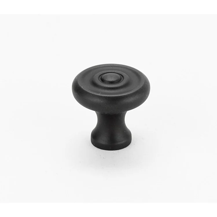 Knob II Collection Round Chocolate Bronze Brass 3/4 Inch 3/4 Inch 3/8 Inch - Frankwebs