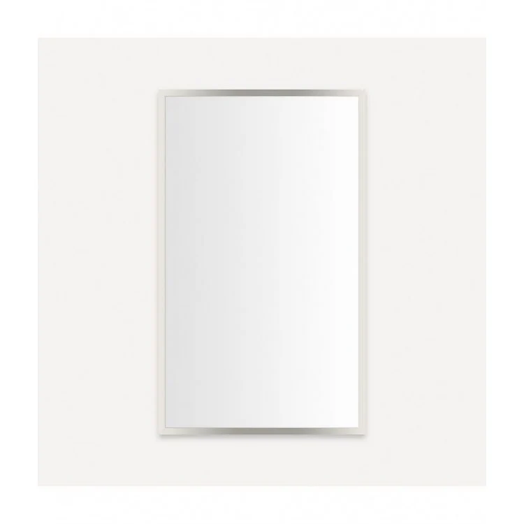 Medicine Cabinet Profiles 24W x 40H x 6D Inch 1 Doors Mirror Polished Nickel Flat Top Left Hand Side Electric - Frankwebs