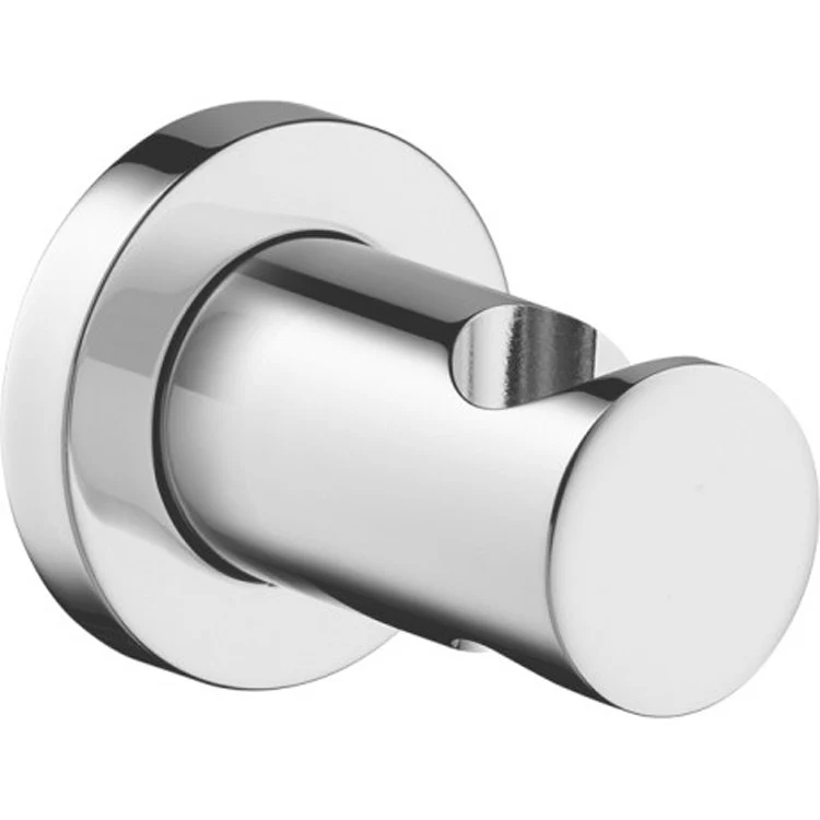 Handshower Holder Round Escutcheon Chrome Brass for Shower Hoses with Conical Nut - Frankwebs