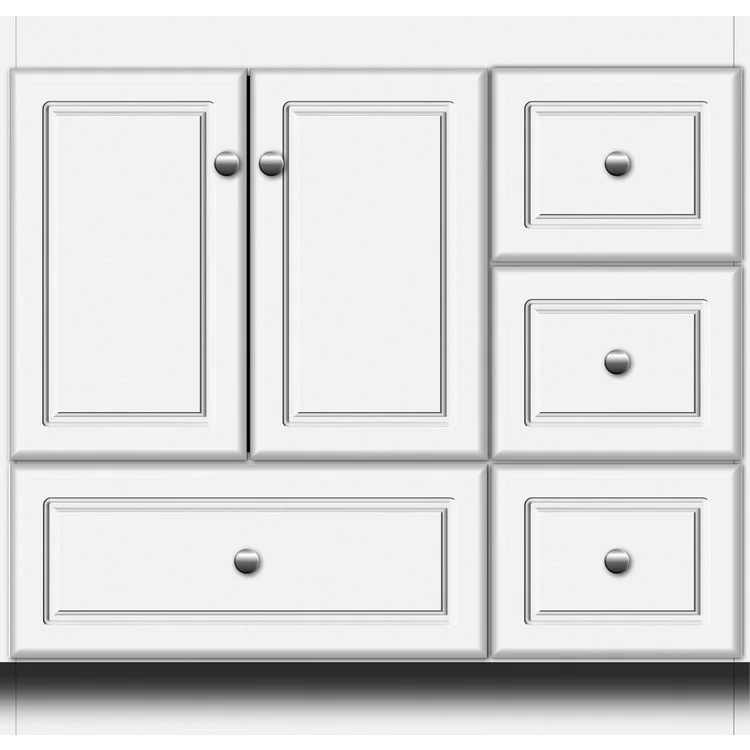 Simplicity 36IN Four Drawer Vanity Cabinet Only - Frankwebs