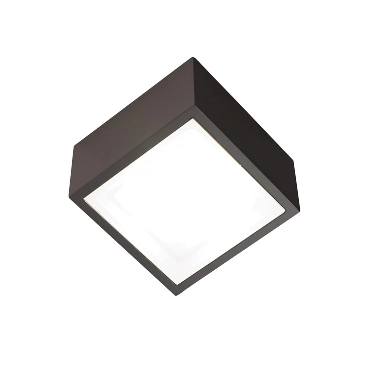 Bloc Single-Light LED Outdoor Flush Mount Ceiling Fixture 2700K - Frankwebs