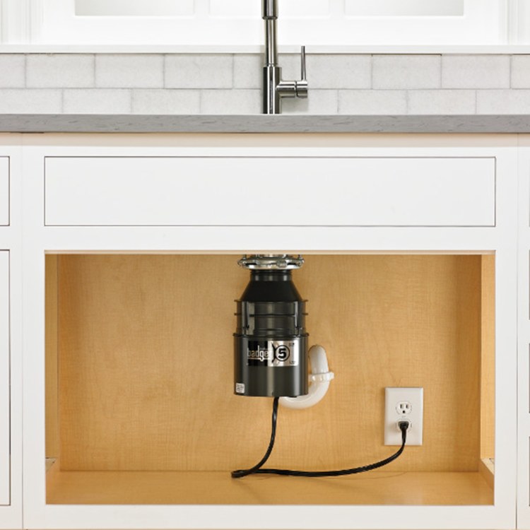 Badger 5 Compact 1/2 HP Continuous Feed Garbage Disposal with Power Cord - Frankwebs