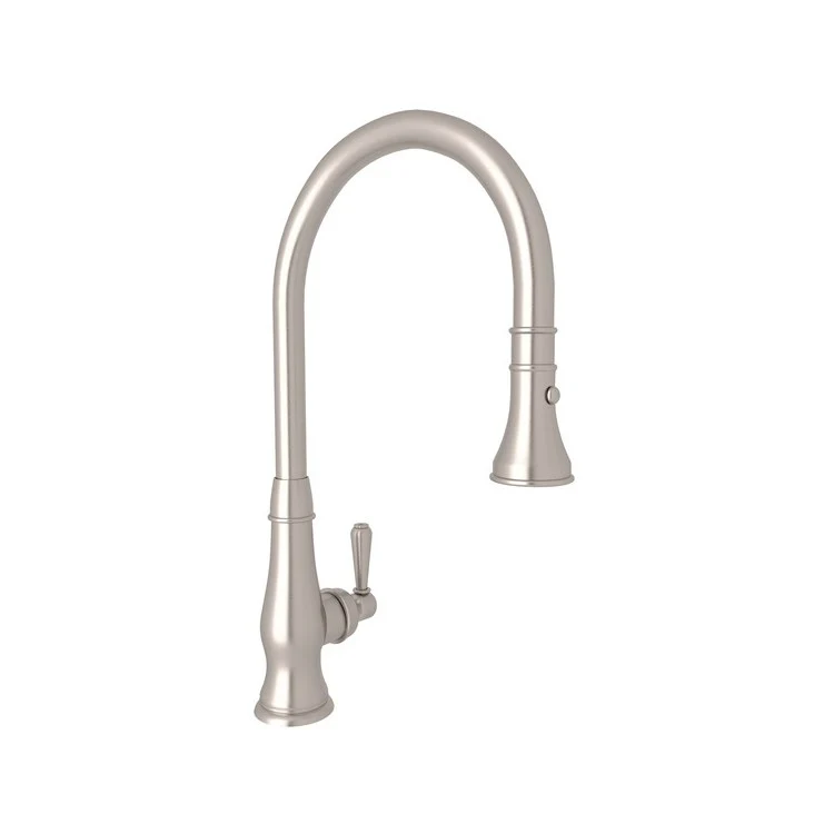 Kitchen Faucet Patrizia Pull Down 1 Metal Lever Polished Nickel 1.8 Gallons per Minute - Frankwebs