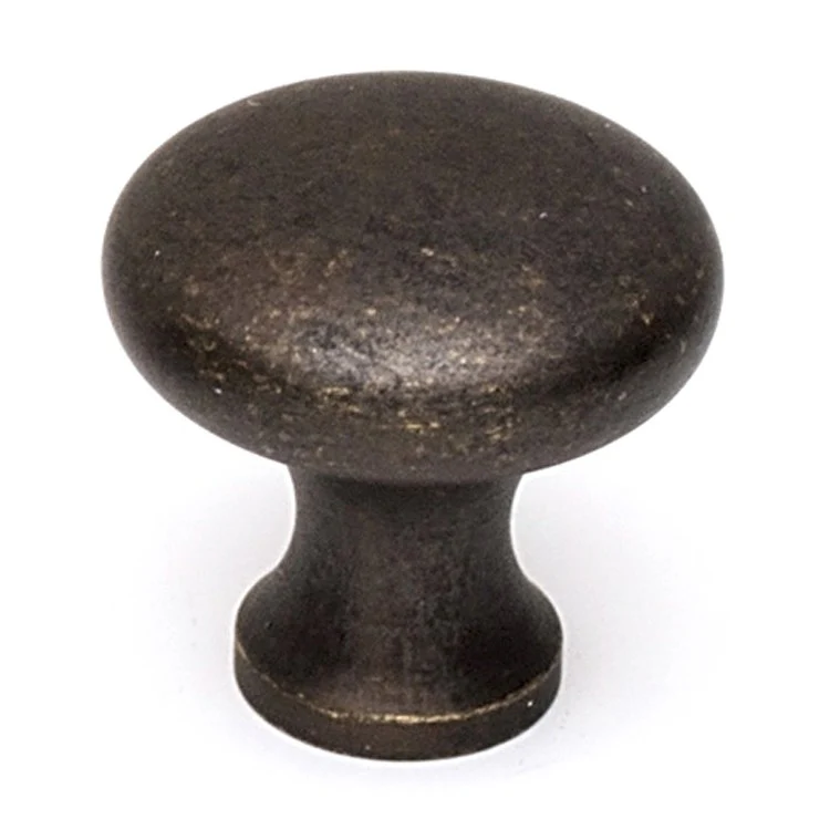 Knob I Collection Round Barcelona Brass 3/4 Inch 3/4 Inch 3/8 Inch - Frankwebs