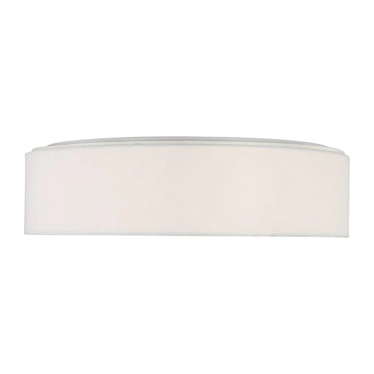 Ceiling Light Larson Flushmount Small 2 Lamp Matte White White Linen - Frankwebs