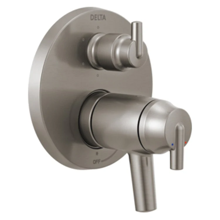 Contemporary TempAssure 17T Thermostatic Valve Trim with Six-Function Diverter - Frankwebs