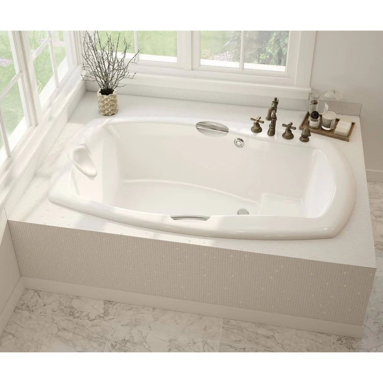 Tub Release 72 x 36 x 23-1/2 Inch Drop-in with Aerofeel Center White Acrylic - Frankwebs